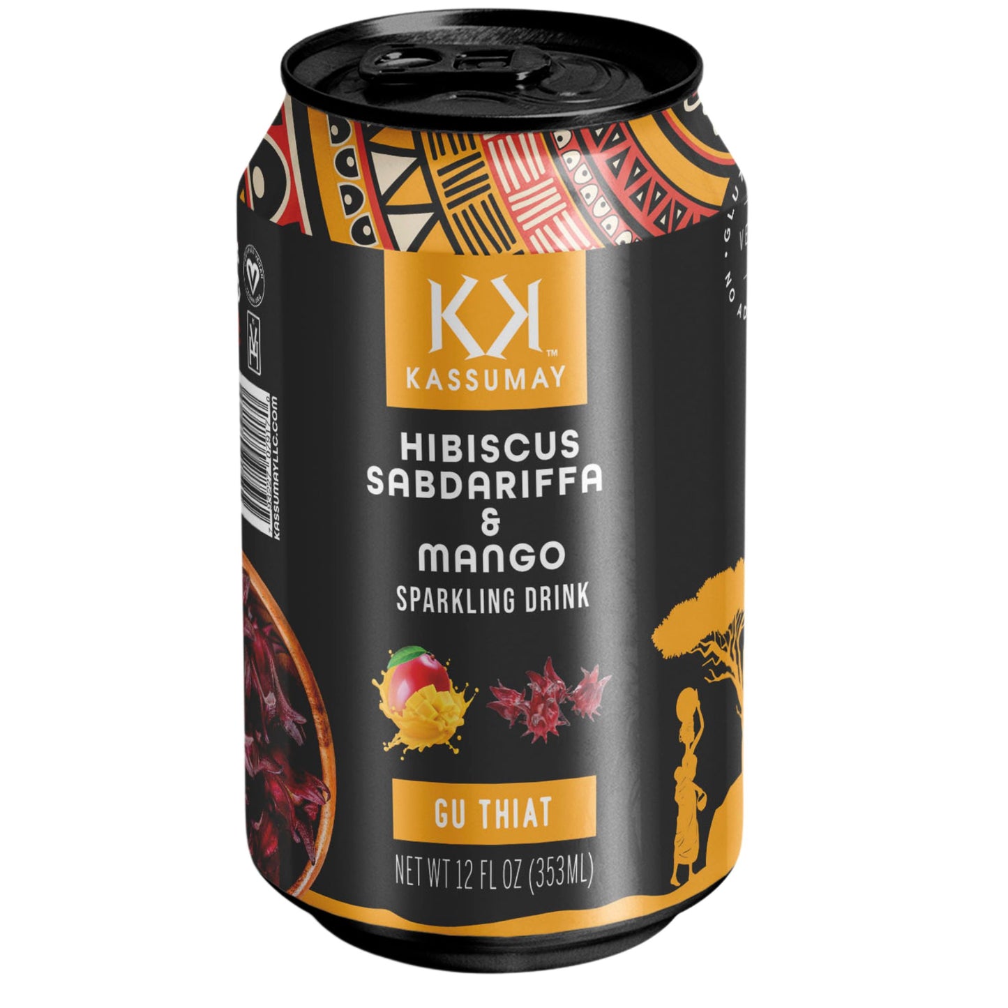 Hibiscus Sabdariffa & Mango sparkling Drink