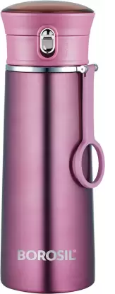 Travelease 360 ml Flask (Pack of 1, Purple, Steel)