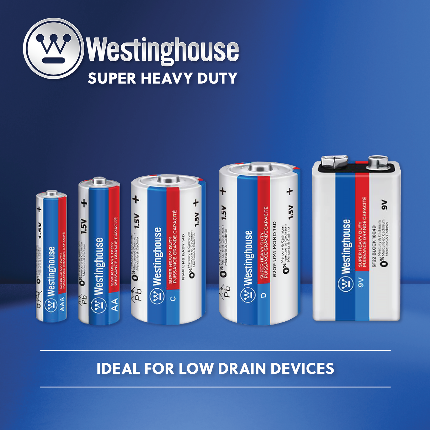 Westinghouse AA Super Heavy Duty 4pk
