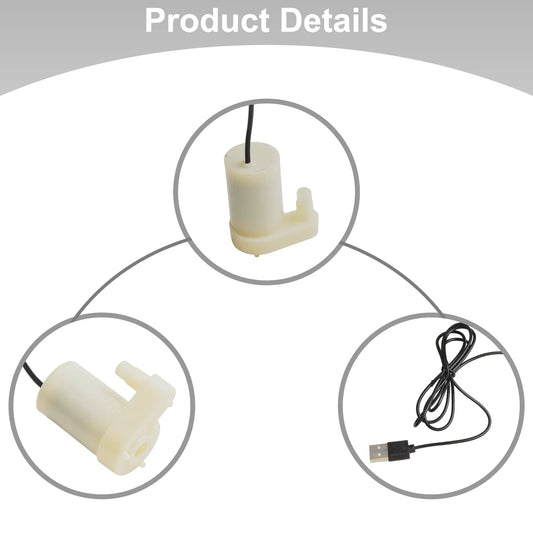 Powerful Brushless Water Pump for Cooling System Fountains Copper Resin Sealing Suitable for Various Scenarios