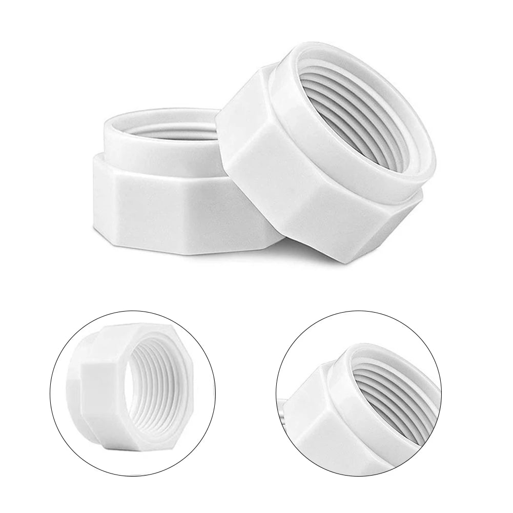 Hex Head Design Inlet Hose Connector Screw Nut Compatible with For Polaris 65 165 180 280 360 380 Cleaners Set of 12