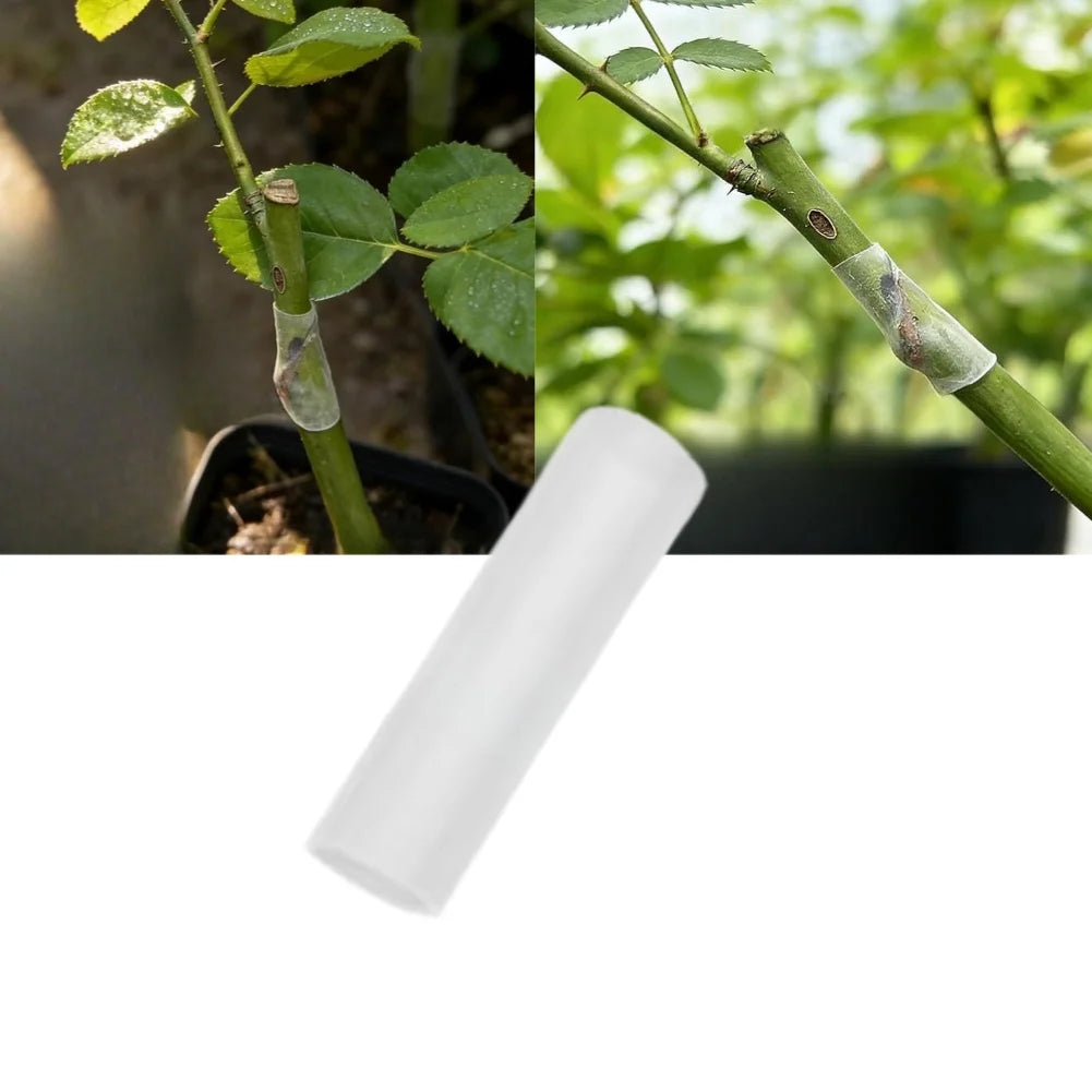 Grafting Tube Silicone for Fruit Trees Vegetables Ornamental Plants - High Elastic Rebound Wear Resistant - 3.2 0.1 1 cm