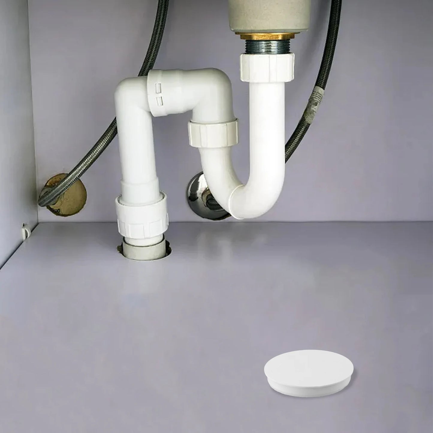 Drain Pipe Cap PVC Pipe Cap Home Plumbing Construction Plumbing User-friendly Design Crack Resistance Easy Installation Reusable