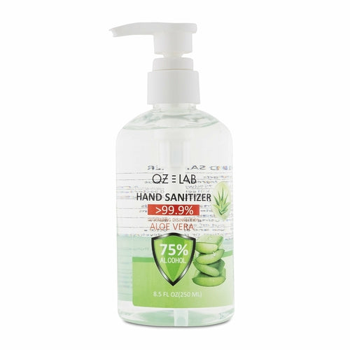 Clear Hand Sanitizer Gel 250mL - OZ Lab