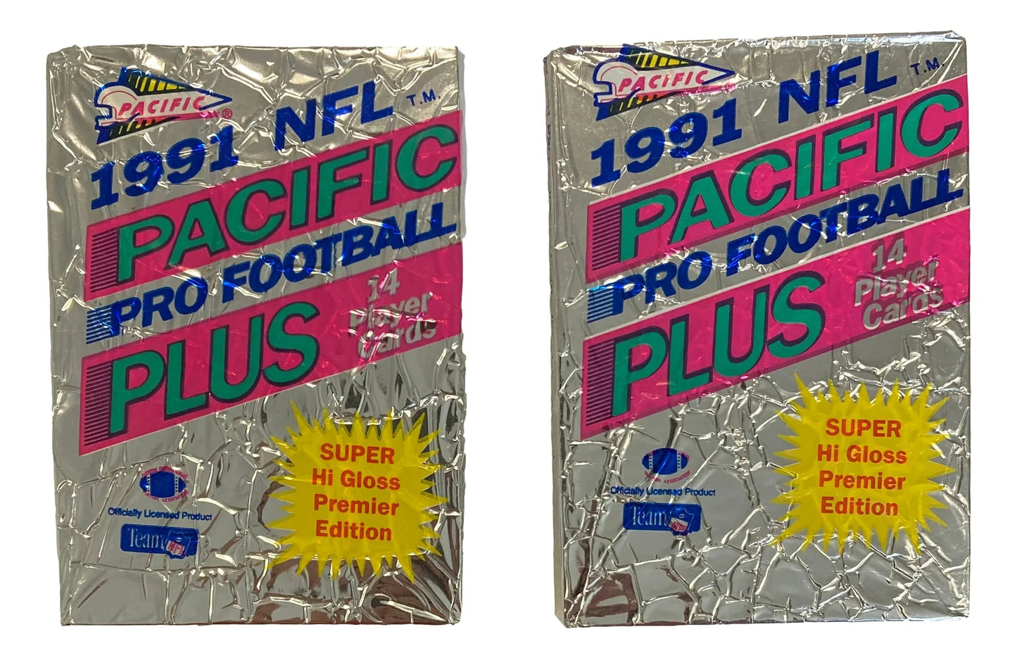 1991 NFL Pacific Plus Series 1 Pro Football Premier Edition (14 Player