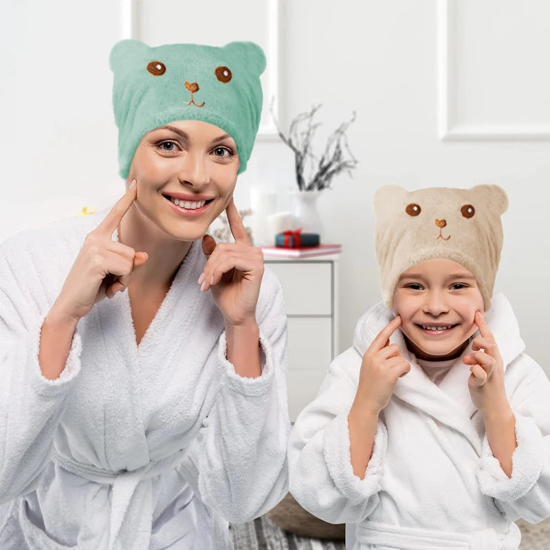 Dry Hair Cap for Women - Soft Absorbent Lightweight, Quick-Drying