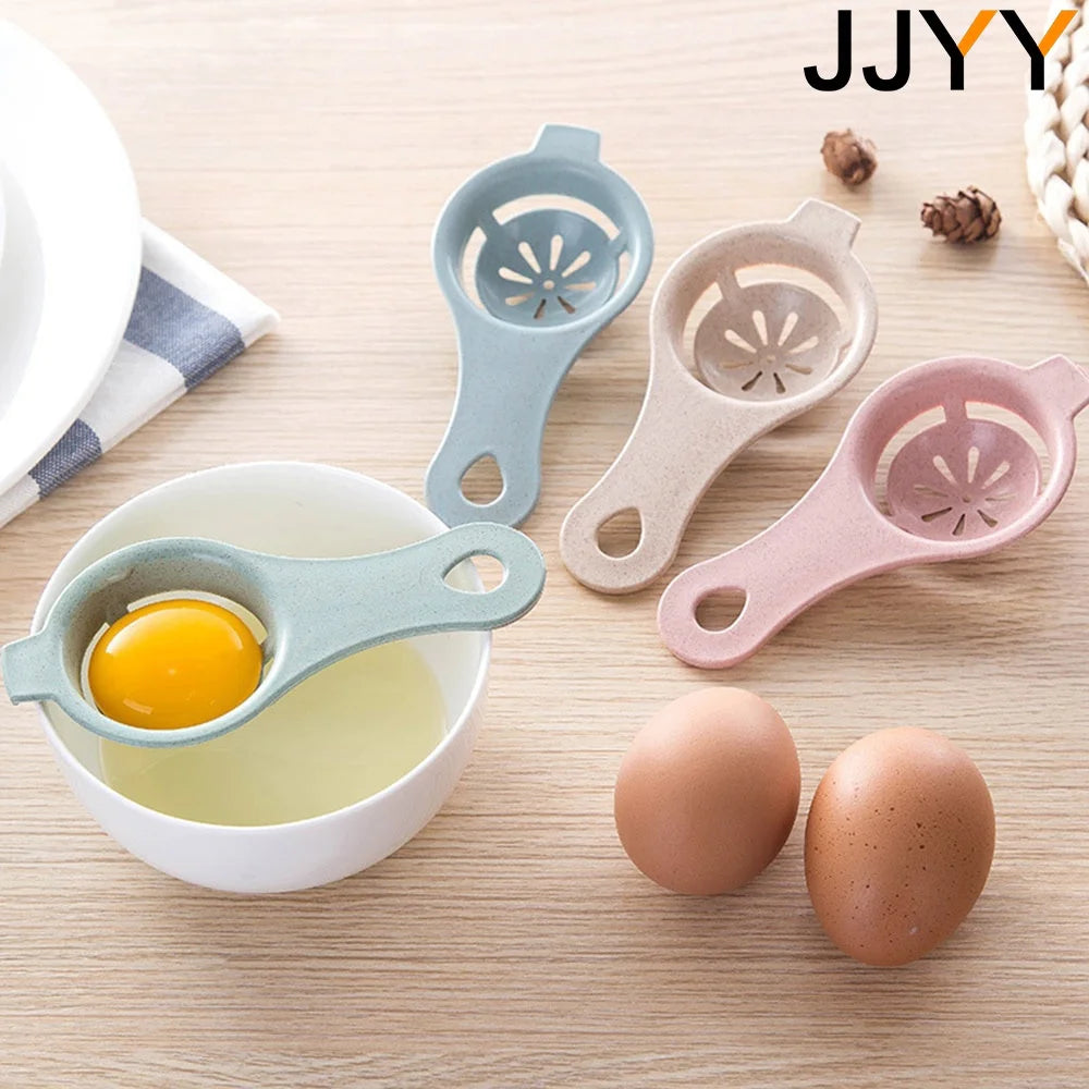 JJYY  Kitchen Egg White DIY Separator Holder Sieve Funny Divider