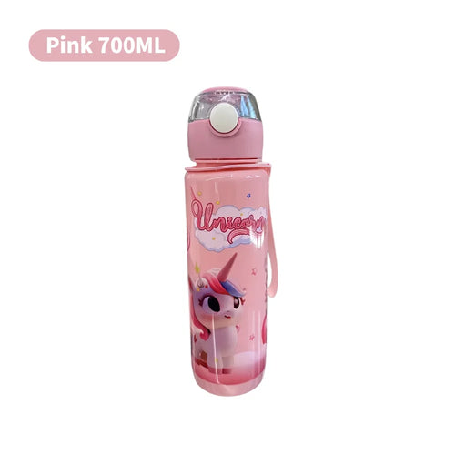 700ml Cute & Durable Cartoon Space Cup with Hand-held Ring BPA-Free