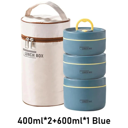 Portable Insulated Food Lunch Container Set with Thermal Lunch Box 3