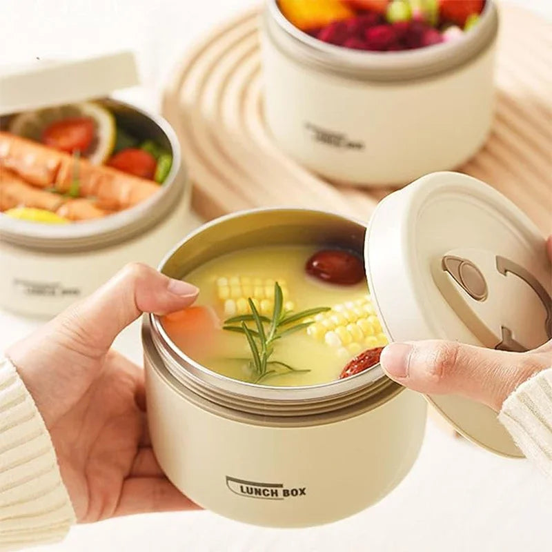 Portable Insulated Food Lunch Container Set with Thermal Lunch Box 3
