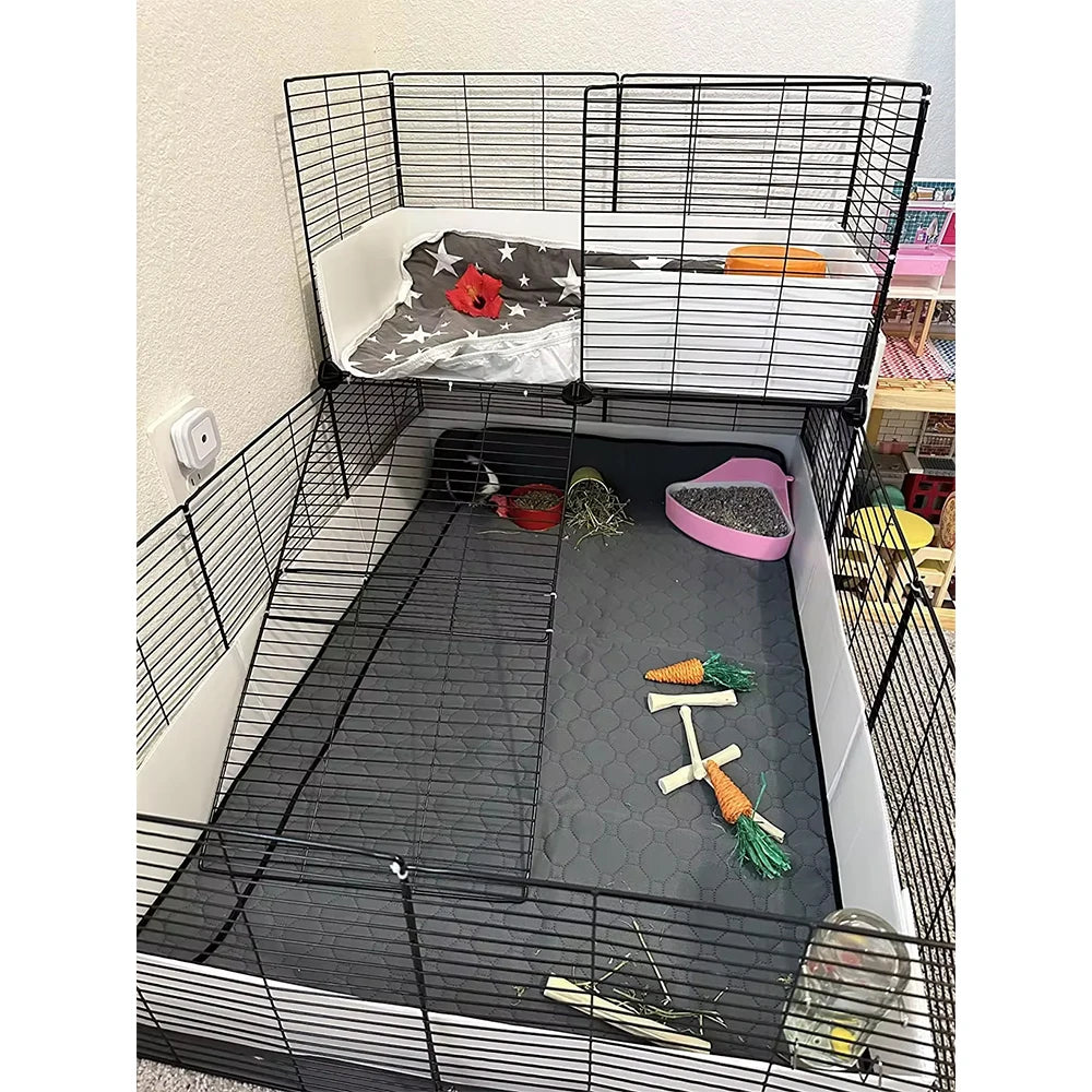 Guinea Pig Cage Lining Washable Guinea Pig Skin Pad Reusable and Non