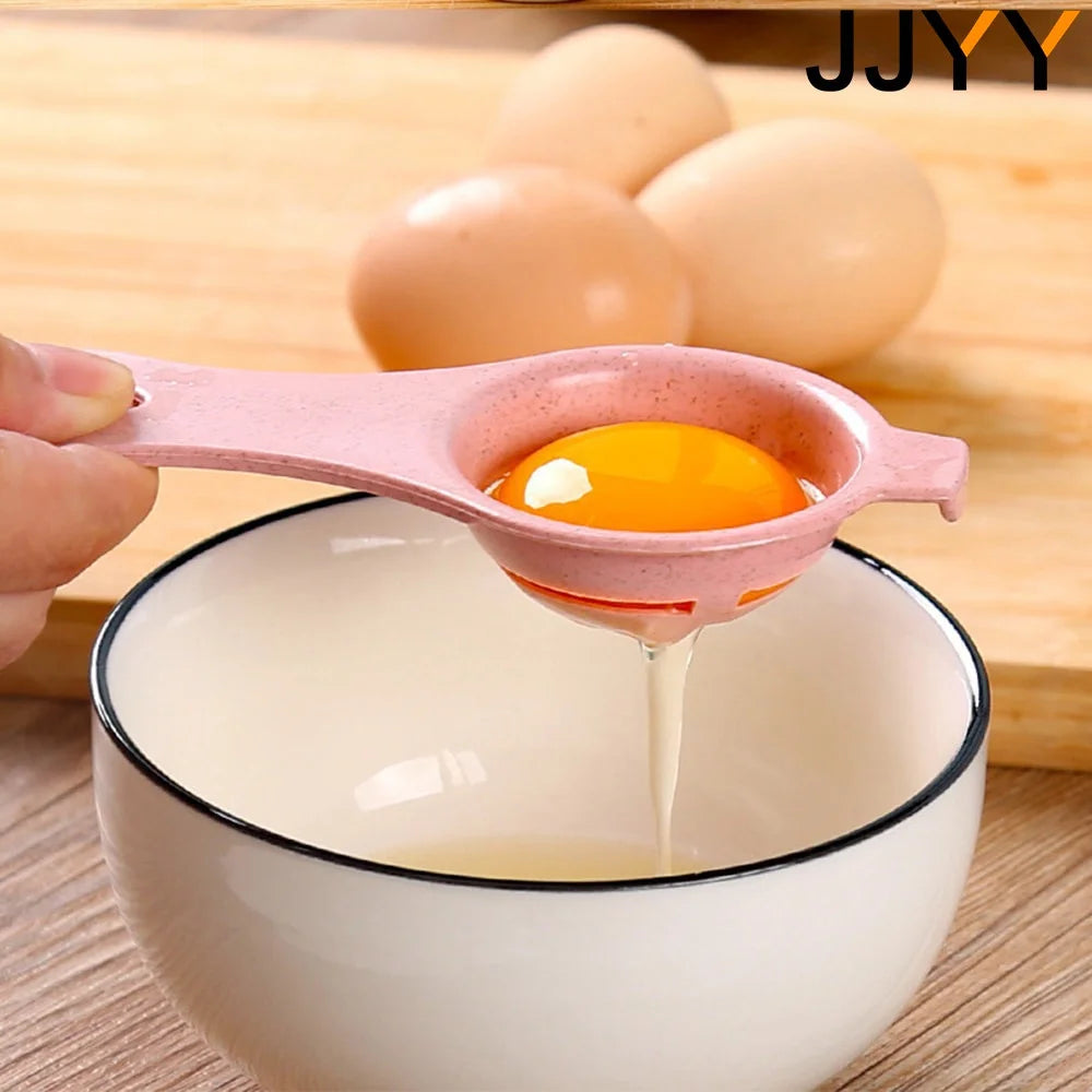 JJYY  Kitchen Egg White DIY Separator Holder Sieve Funny Divider