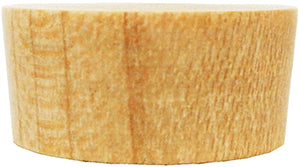 Craftwood F38F Flat Head Wooden Screw Hole Birch Plug - Pack of 15