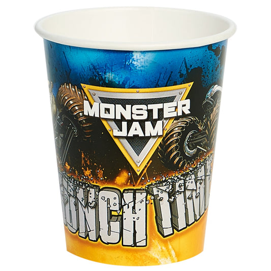 Buyseasons 256505 9 oz Monster Jam Paper Cups - Size 8