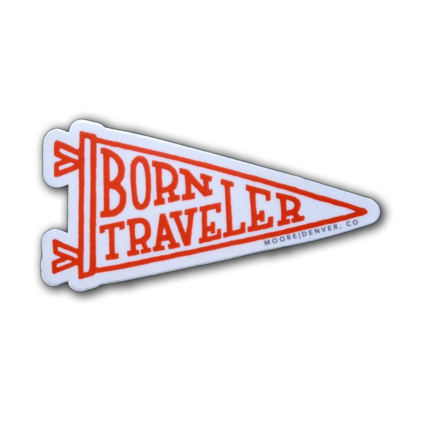 Born Traveler Sticker