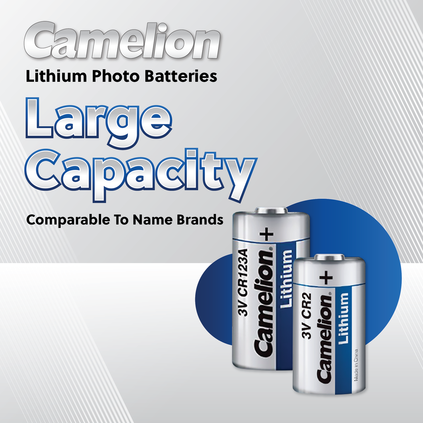 Camelion CR2 3V Lithium Primary - Non Rechargeable