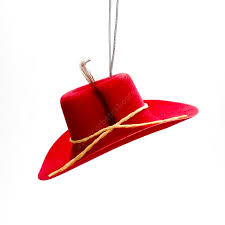 Barjan 030403 Red Cowboy Hat Strawberry Air Freshener