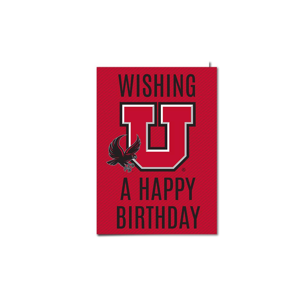 University of Utah Happy Birthday Swoop Card