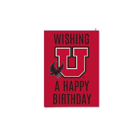 University of Utah Happy Birthday Swoop Card