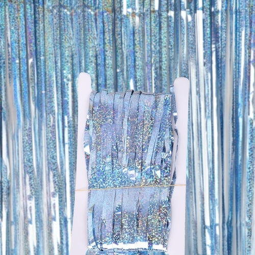 Graduation Party Photo Booth Gold | Pink Gold Curtain Backdrop - Gold
