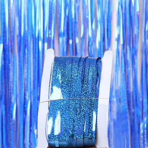 Graduation Party Photo Booth Gold | Pink Gold Curtain Backdrop - Gold