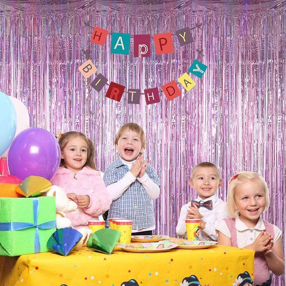 Graduation Party Photo Booth Gold | Pink Gold Curtain Backdrop - Gold