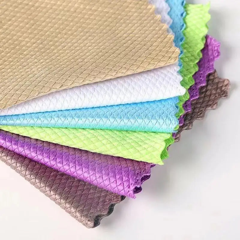 5PCS Microfiber Washing Dish Cloth Cleaning Towel Super Absorbable