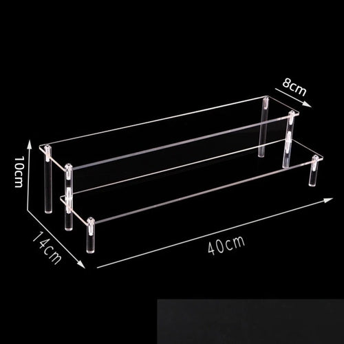 1-5 Tier Acrylic Display Stand,Clear Display Riser Rack for