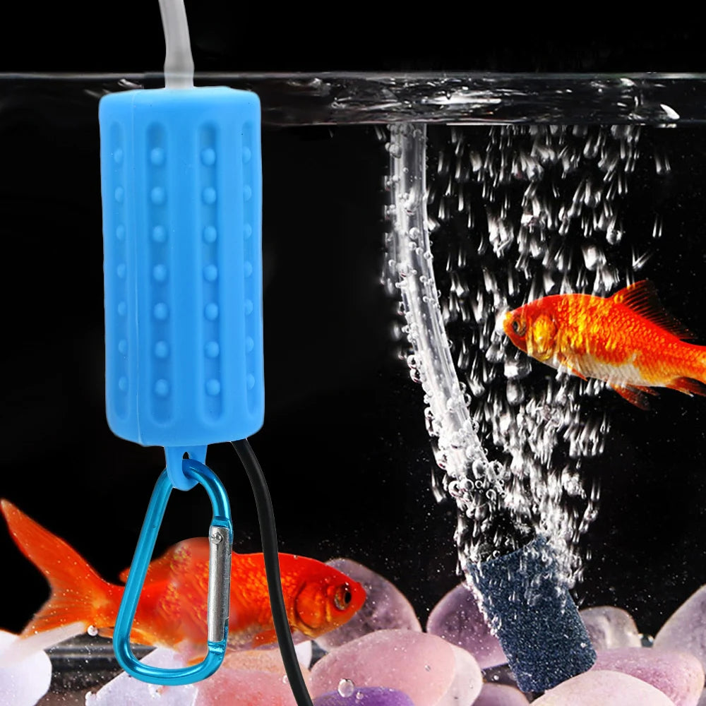 Mini USB Fish Tank Oxygen Air Pump Aquatic Terrarium Filter Mute