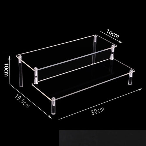 1-5 Tier Acrylic Display Stand,Clear Display Riser Rack for