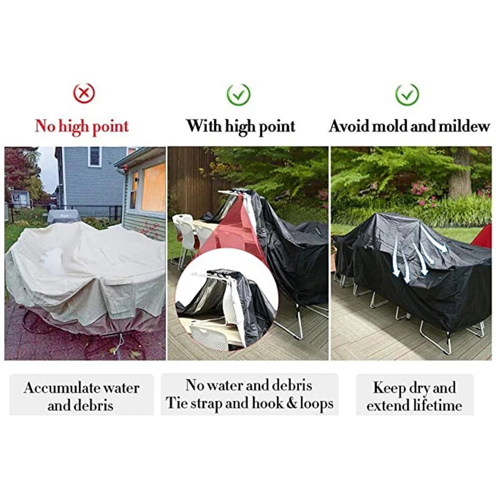 Waterproof Garden Furniture Covers, Rain and Snow Cover, Chair Covers