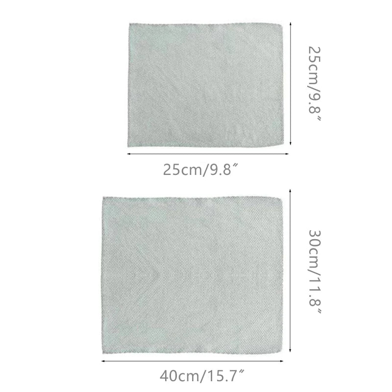 5PCS Microfiber Washing Dish Cloth Cleaning Towel Super Absorbable