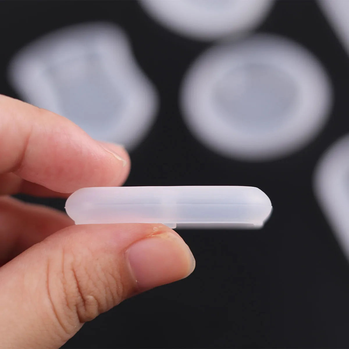 1/6/10pcs DIY Keychain Pendant Silicone Mold Set Crystal Epoxy Resin