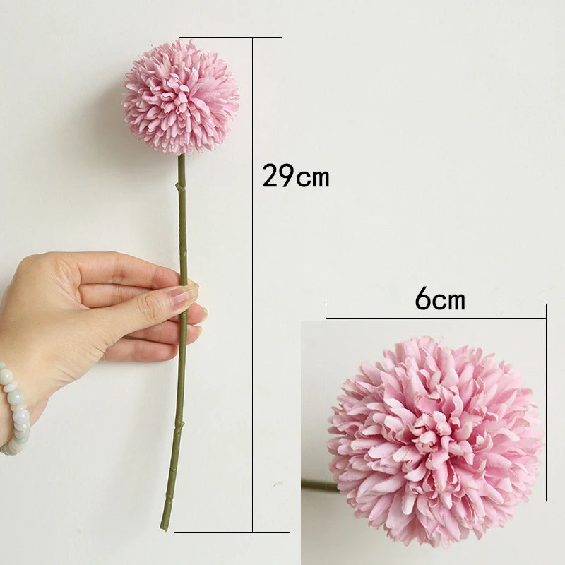 3/5Pcs Hydrangea Artificial Flowers Bouquet For Home Bedroom Decor