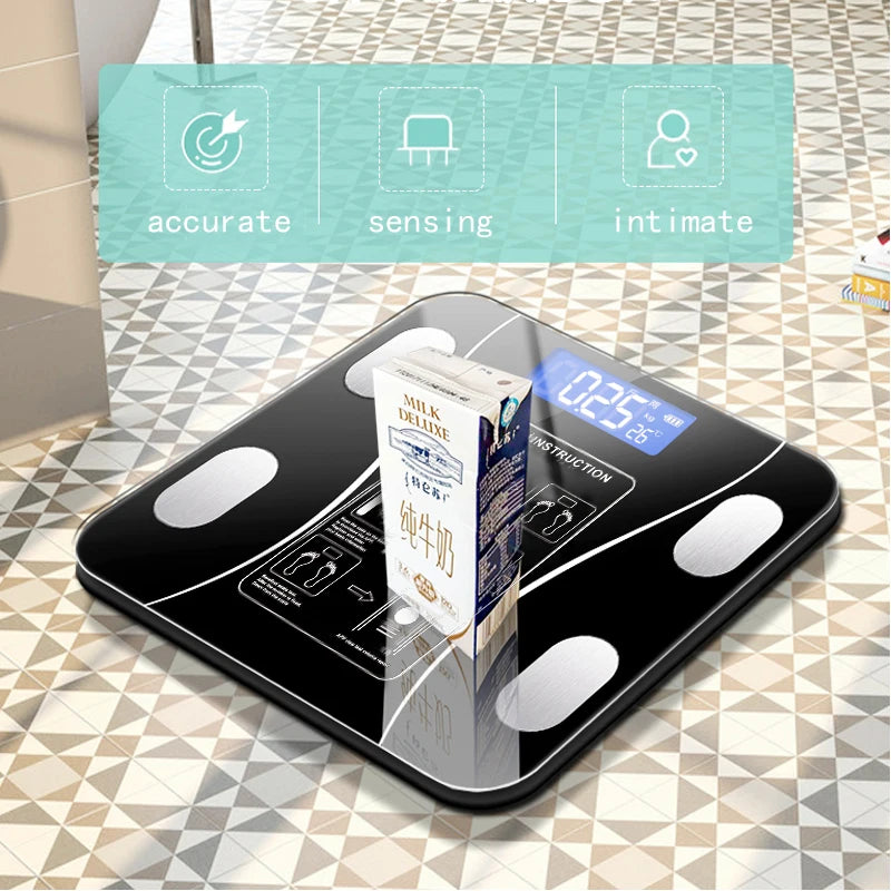 Body Fat Scale Smart Wireless Digital Bathroom Weight Scale Body