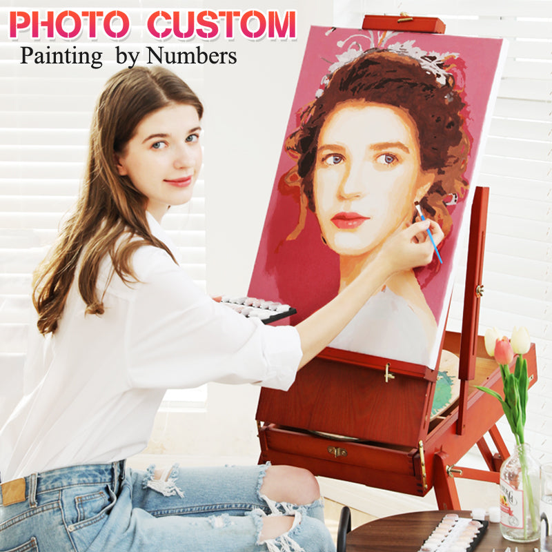 Painting By Numbers Dropshipping Personality Photo Customized Diy