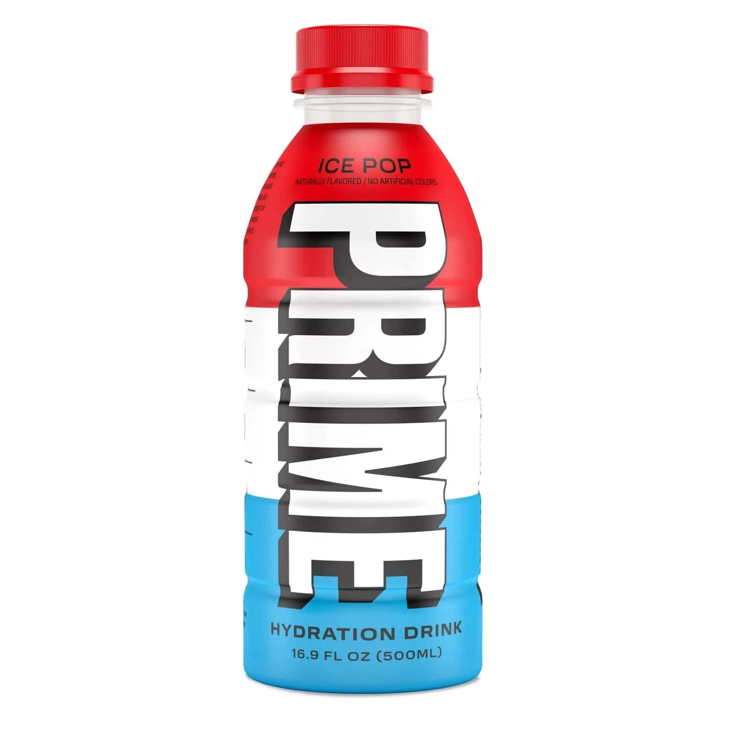 Prime Hydration Drink Ice Pop 16.9 fl oz, Single Plastic Bottle