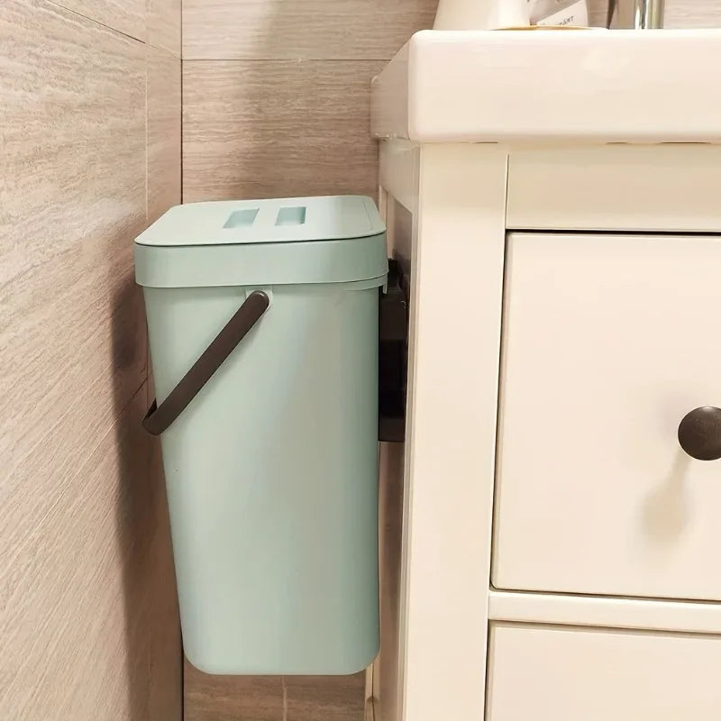 Food Waste Basket Bin for Kitchen, Small Countertop Compost Bin with