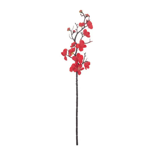 1pc Artificial Flowers Spring Plum Blossom Peach Branch Silk Flowers