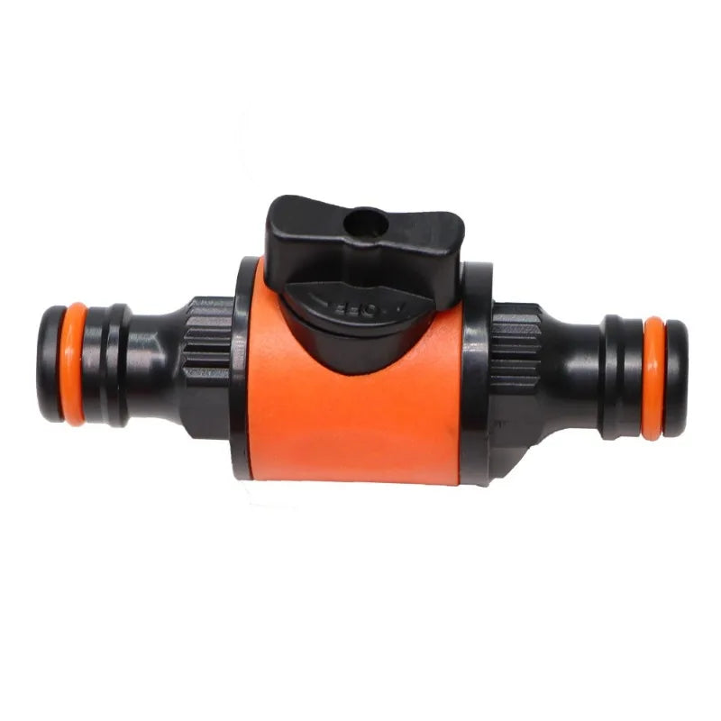 1PC/2PCS 16MM Equal Garden Hose Shut Off Valve Fitting Plastic Tubing