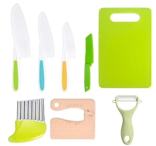 Kids Cooking Cutter Set Kids Knife Toddler Cutter Plastic Cake Fruit