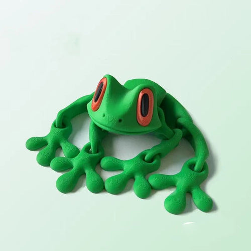 3D Printing Simulation Tree Frog Joint Movable Frog Ornaments Kitchen