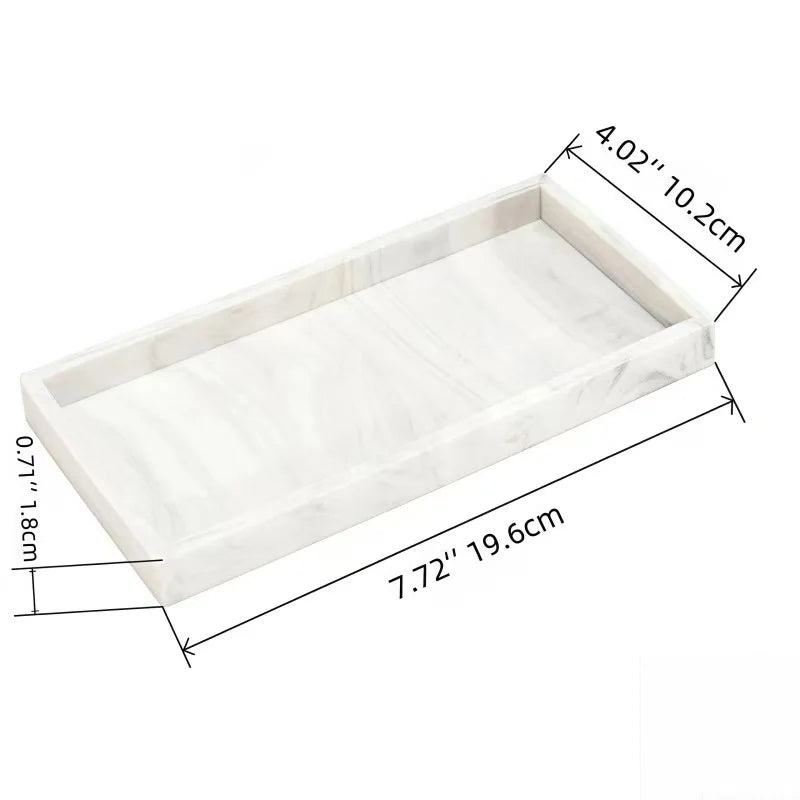 A multifunctional bathroom countertop storage tray, hand sanitizer
