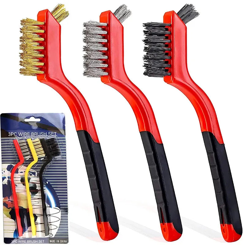 7 Inches Stainless Steel  Brush Brass Cleaning Brush Polishing Rust