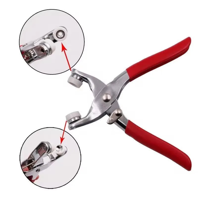 Stainless Buckle Installation Tool Set Metal Colour Pliers Snap Button