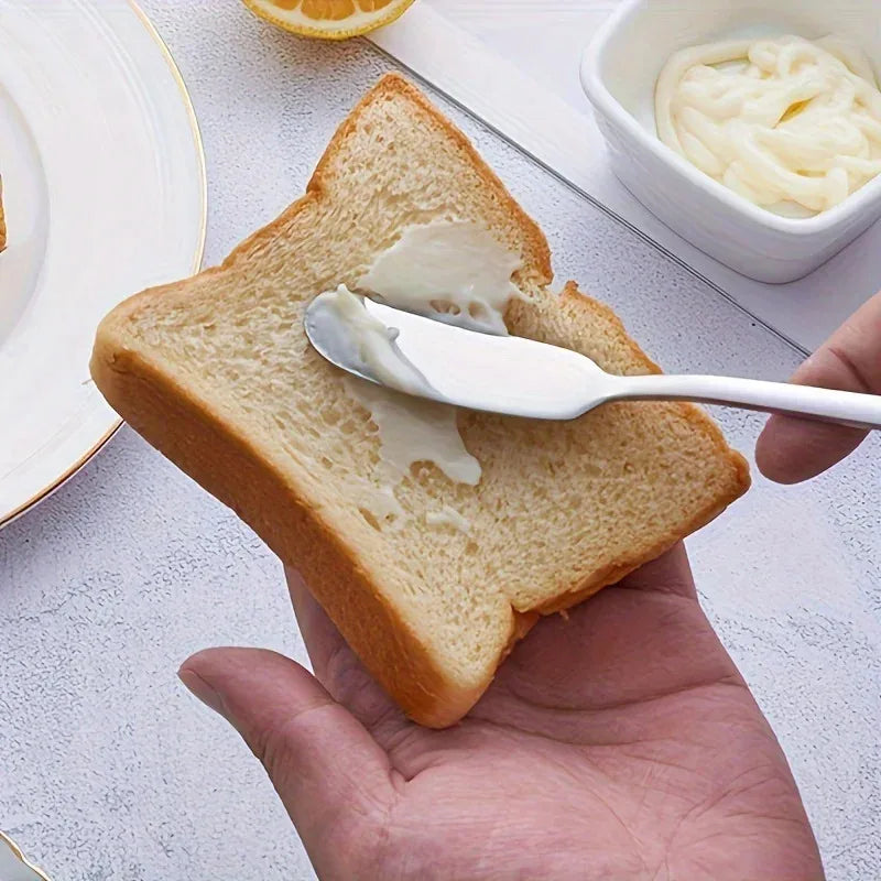 2 pieces, butter knife, stainless steel butter knife, cheese spreader,