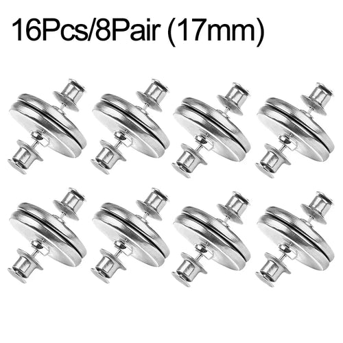 4/8Pairs Curtain Magnetic Button Detachable Curtain Fix Fastener Clip