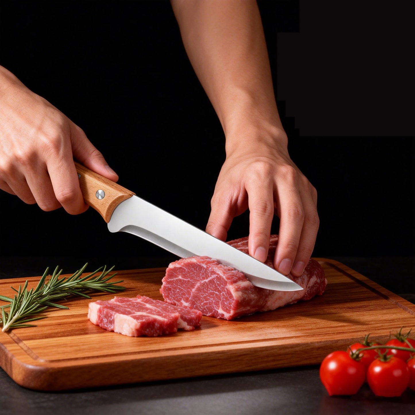 Professional forging bone removal and slicing knife set, kitchen knife