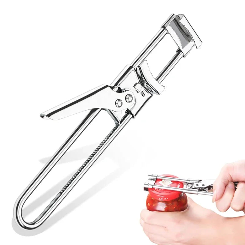 Stainless Steel Adjustable Multi Function Labor Saving Bottle Jar Can