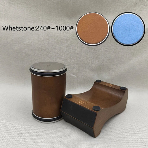 2025 New Design Rolling Knife Sharpener 4 Angle 12/15/18/20 Wooden